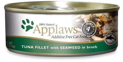 Applaws Tuna Fillet with Seaweed in Broth Canned Cat Food - Petanada