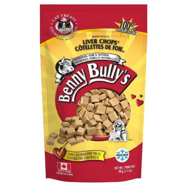 Benny Bully’s Liver Chops Cat Treats (30-g bag) - Petanada
