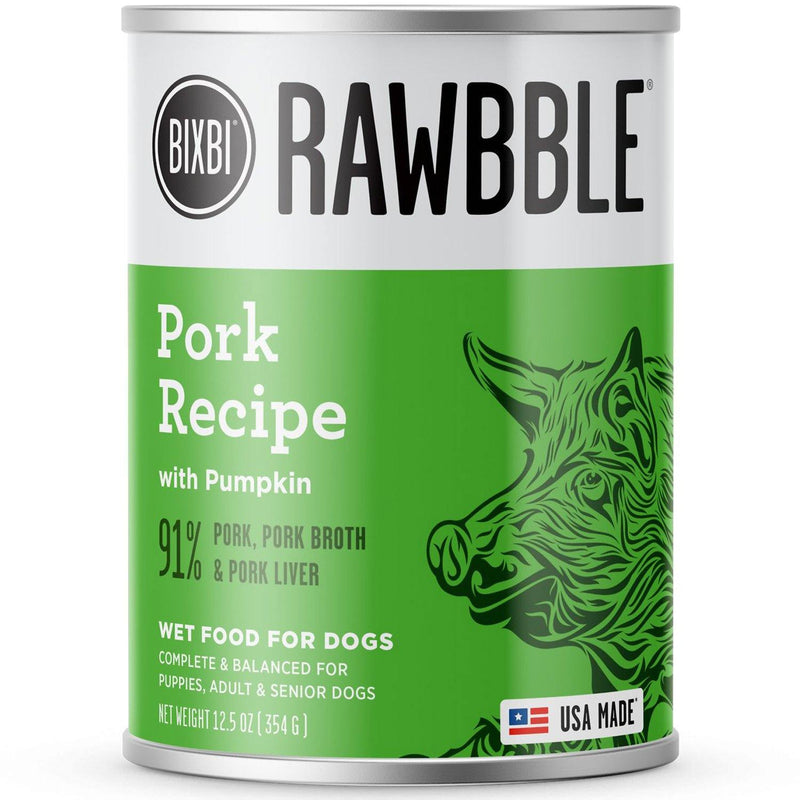 Bixbi Rawbble Pork Wet Dog Food
