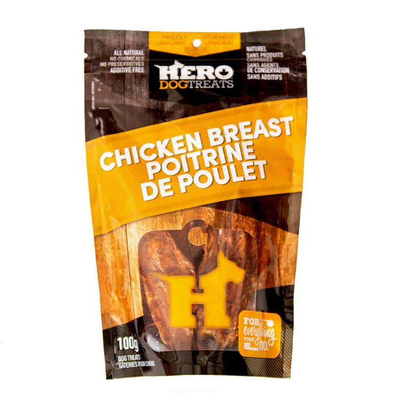 HERO Chicken Breast Dehydrated Dog Treats (100-g bag)