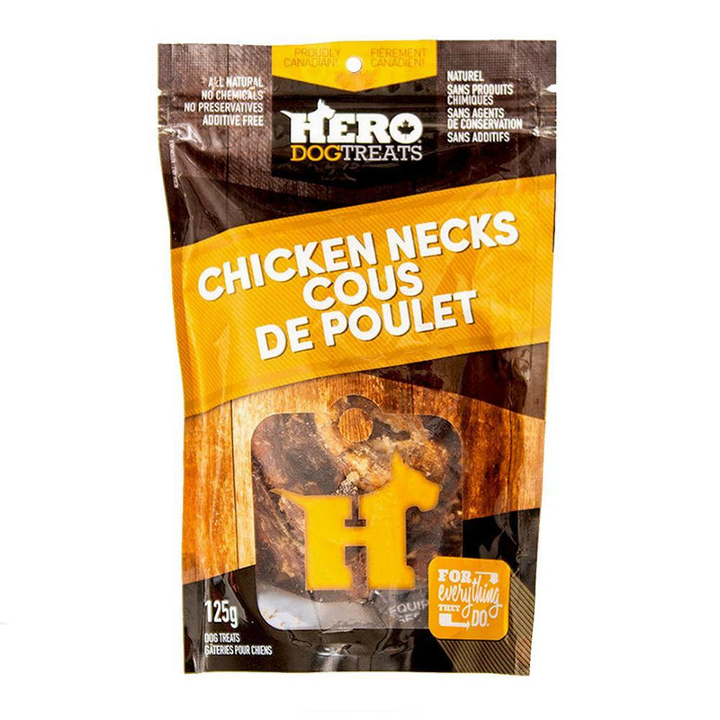 HERO Chicken Necks Dehydrated Dog Treats (125-g bag)