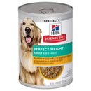 Hill's Science Diet Adult Perfect Weight Hearty Vegetable & Chicken Stew Canned Dog Food 