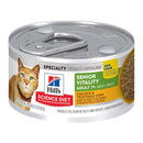 Hill's Science Diet Adult 7+ Senior Vitality Chicken & Vegetable Stew Canned Cat Food 