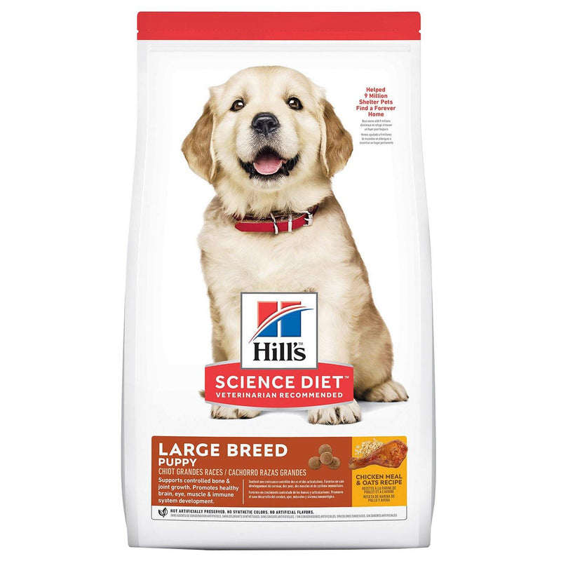 Hill's Science Diet Puppy Large Breed Chicken Meal & Oats Recipe Dry Dog Food 