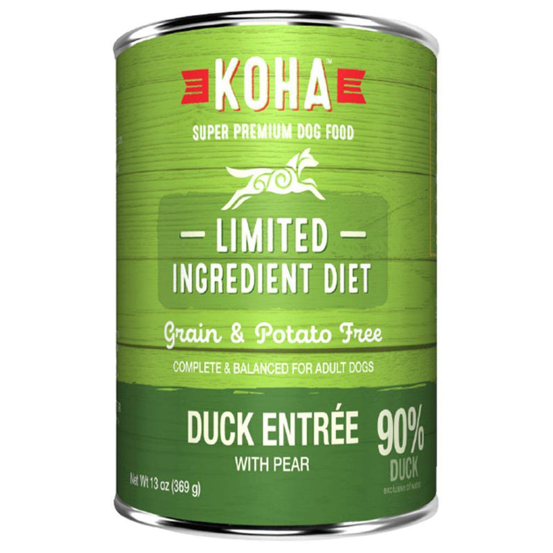 KOHA Limited Ingredient Diet Duck Entrée Grain-Free Canned Dog Food (13-oz can, case of 12)