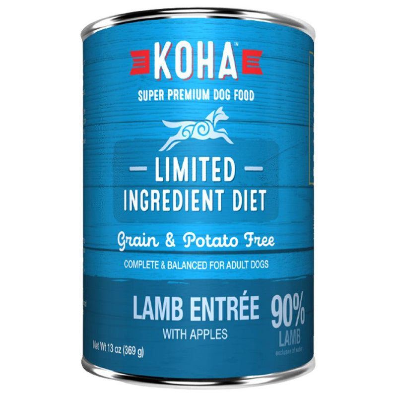 KOHA Limited Ingredient Diet Lamb Entrée Grain-Free Canned Dog Food (13-oz can, case of 12)