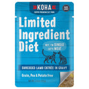 KOHA Limited Ingredient Diet Shredded Lamb Entrée in Gravy Cat Food (2.8-oz pouch, case of 24)
