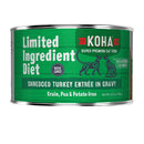 KOHA Limited Ingredient Diet Shredded Turkey Entrée in Gravy Canned Cat Food (5.5-oz, case of 24)