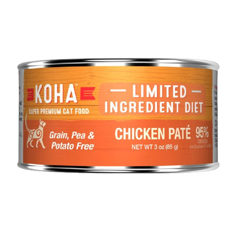 KOHA Limited Ingredient Diet Chicken Pâté Grain-Free Canned Cat Food- 3 oz
