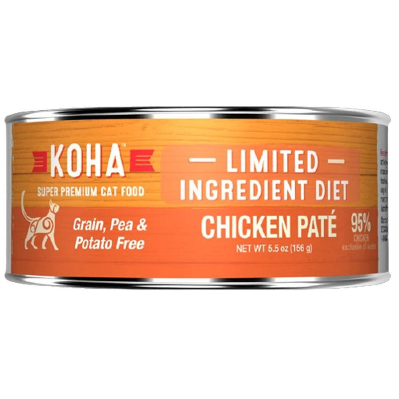 KOHA Limited Ingredient Diet Chicken Pâté Grain-Free Canned Cat Food- 5.5 oz