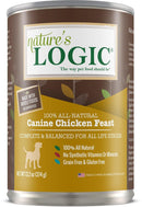 Nature's Logic Canine Chicken Feast Grain-Free Canned Dog Food - Petanada
