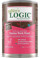Nature's Logic Canine Pork Feast Grain-Free Canned Dog Food - Petanada
