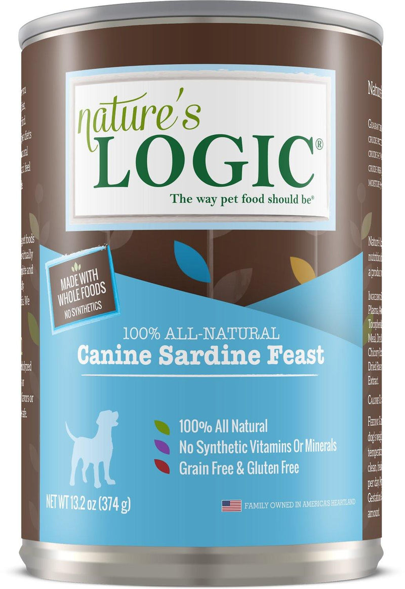Nature's Logic Canine Sardine Feast Grain-Free Canned Dog Food Canada