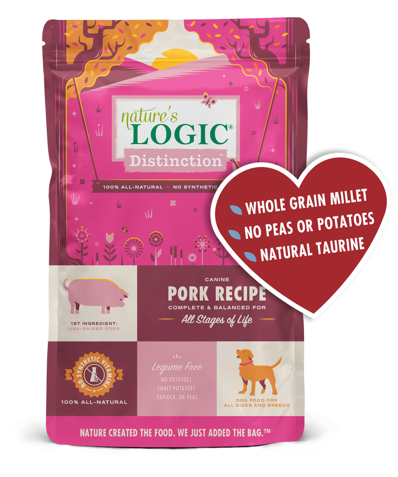 Nature's Logic DISTINCTION Canine Pork Recipe Dry Dog Food Canada - Petanada