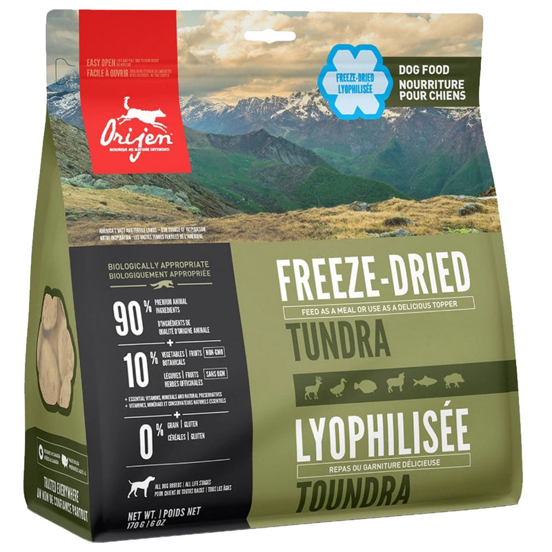 ORIJEN Tundra Freeze-Dried Dog Food (6 oz)