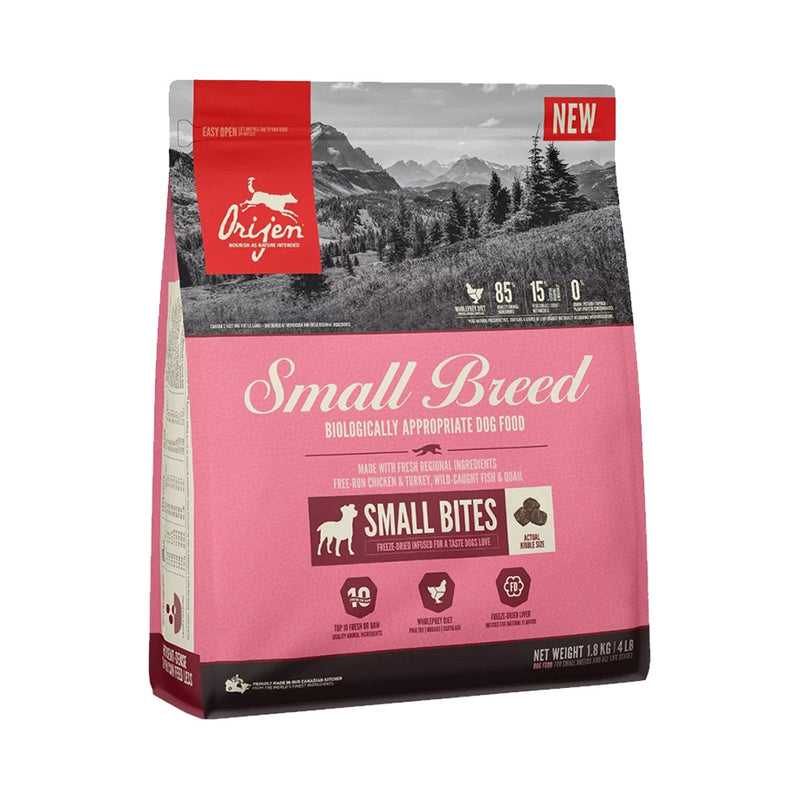 ORIJEN Small Breed Grain-Free Dry Dog Food (4 lb)