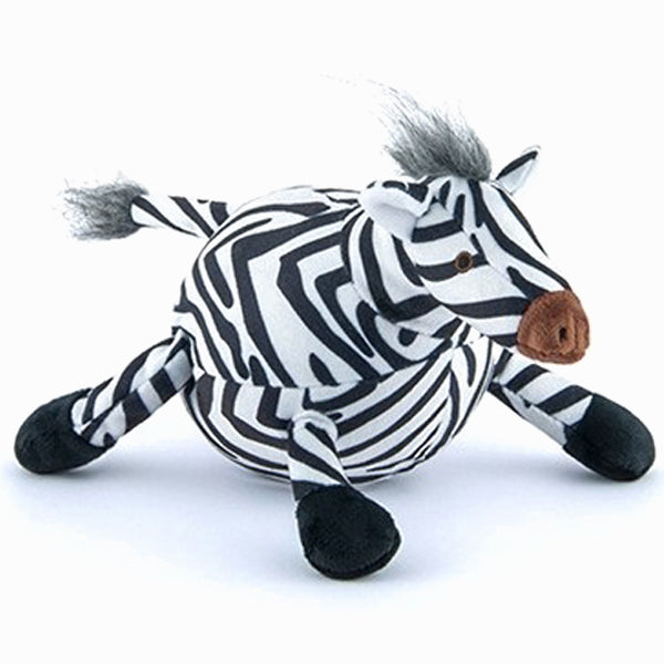P.L.A.Y Pet Safari Zara the Zebra Plush Dog Toy