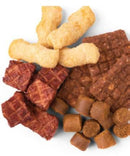 Jays Tasty Adventures Cheesy Beef Snack Mix Dog Treats (200-g bag) - Petanada