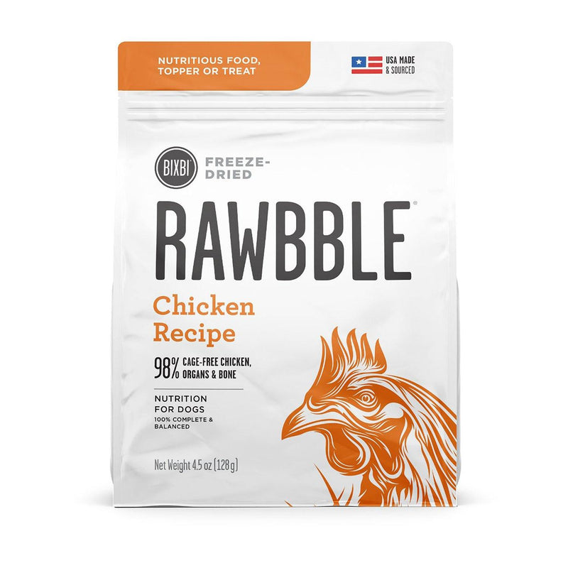 BIXBI RAWBBLE Chicken Recipe Freeze-Dried Dog Food - Petanada