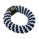Tall Tails Navy Braided Rope Dog Toy (6” Ring)