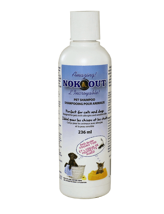 Nok Out phosphate free Pet Shampoo for Dogs & Cats (236-ml bottle)