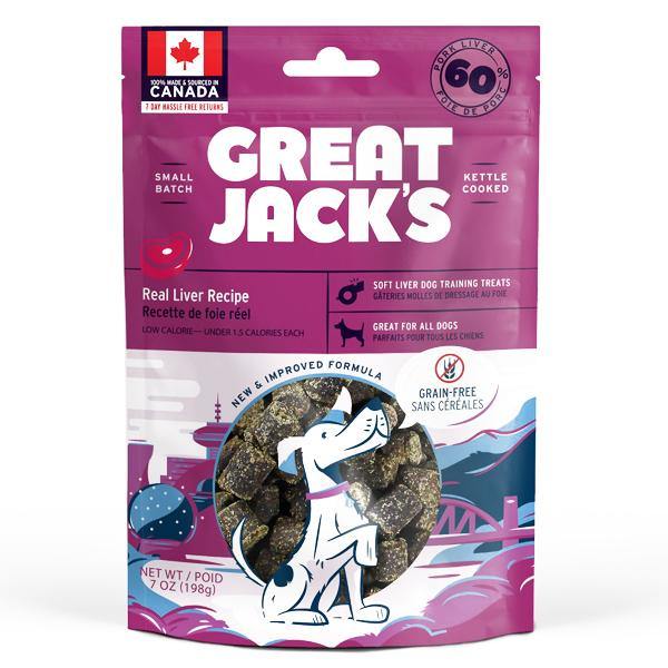 Great Jack's Real Pork Liver Recipe Grain-Free Dog Treats