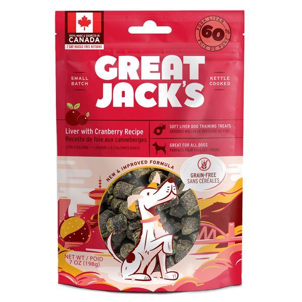 Great Jack's Liver & Cranberry Recipe Grain-Free Dog Treats