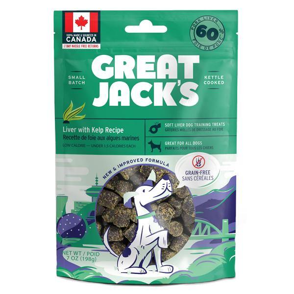 Great Jack's Liver & Kelp Recipe Grain-Free Soft Dog Treats