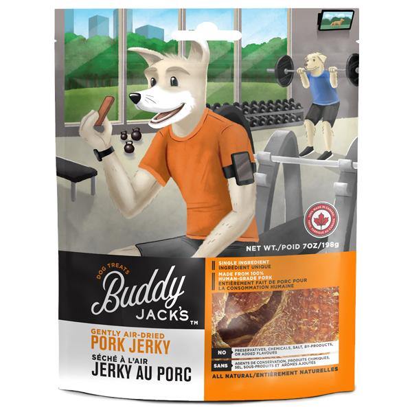 Buddy Jack's Air-Dried Pork Jerky Dog Treats