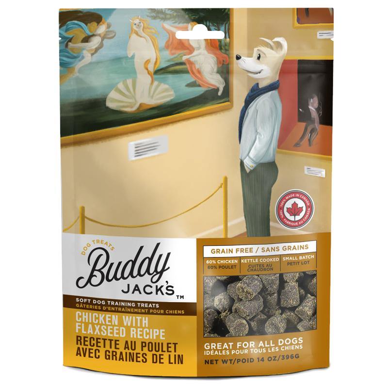 Buddy Jack's Chicken with Flaxseed Recipe Grain-Free Dog Treats - Petanada
