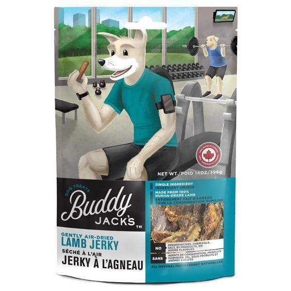Buddy Jack's Air-Dried Lamb Jerky Dog Treats - Petanada